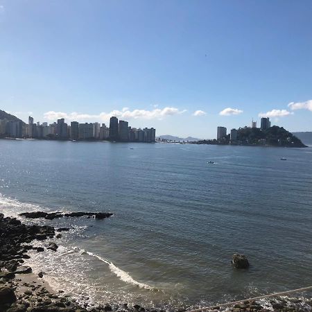 Apartamento Frente A Praia Sao Vicente Bagian luar foto