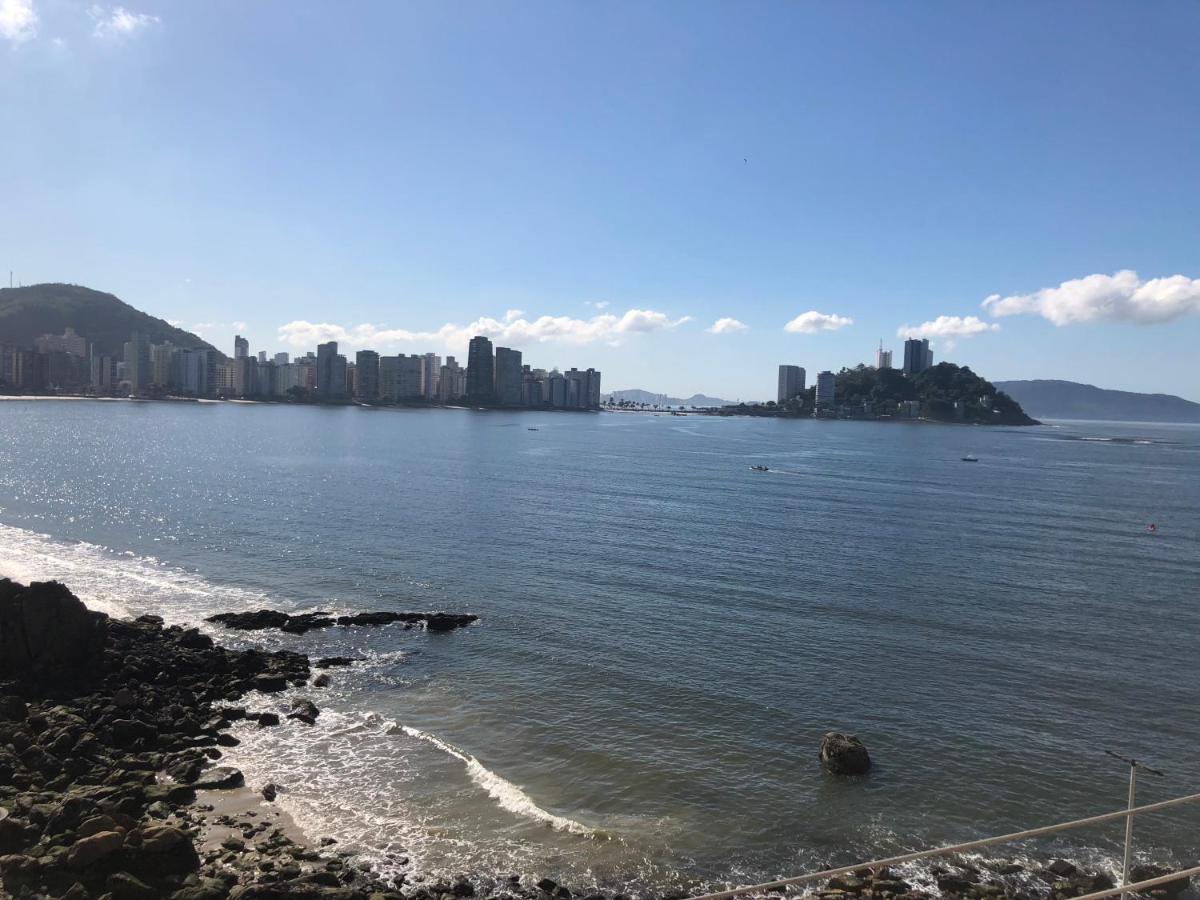 Apartamento Frente A Praia Sao Vicente Bagian luar foto
