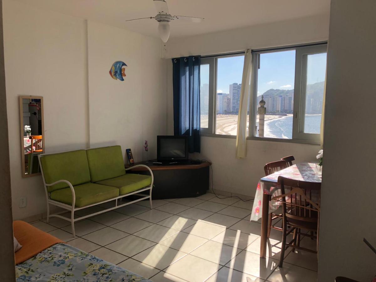 Apartamento Frente A Praia Sao Vicente Bagian luar foto